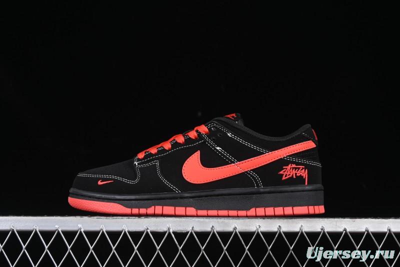 Nike SB Dunk Low Stussy Anniversary Custom Low-Top Casual Skate Shoes - KK1333-028