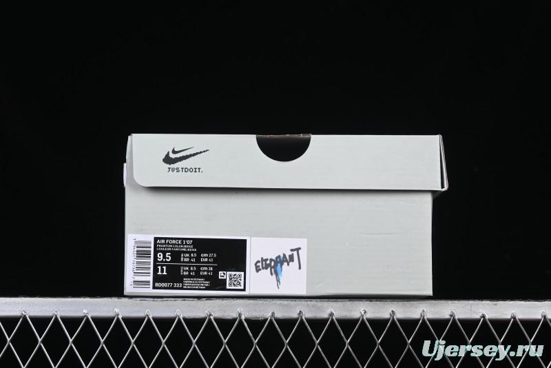 Nike Air Force 1'07 Low Hip Hop MLB Casual Lace-Up Sneakers - BD0077-333