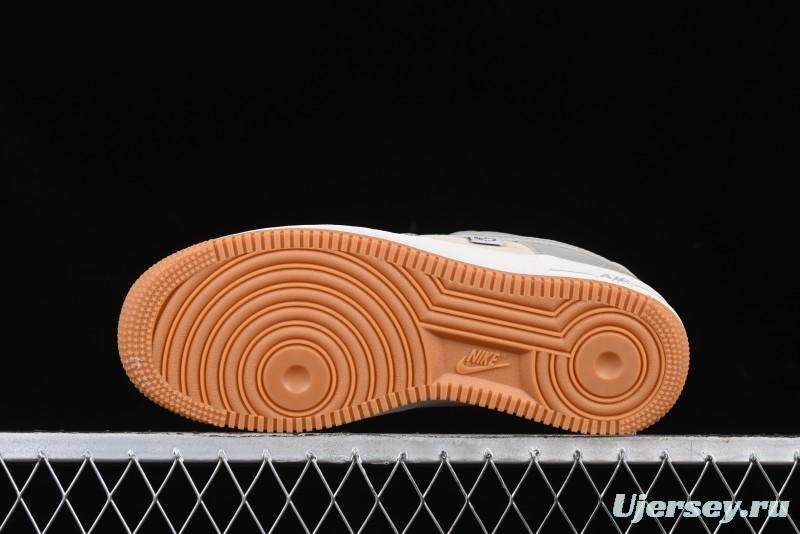 Nike Air Force 1 '07 Low The North Face Collaboration Light Blue Gum Sole Low-Top Casual Sneakers - DM6688-022