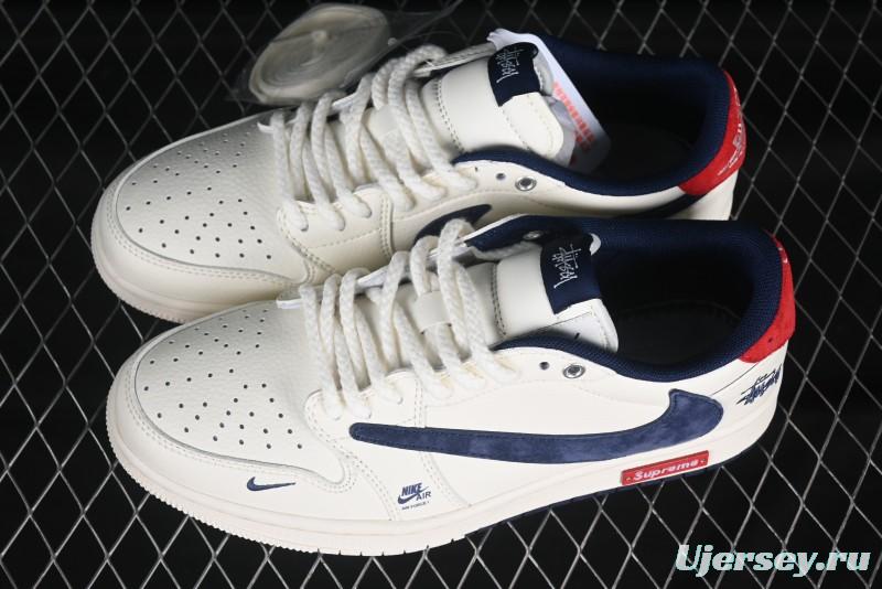 Nike Travis Scott x Fragment Design x Air Jordan 1 Low OG SP AJ1 Low Top Casual Sneakers - SJ2068-147