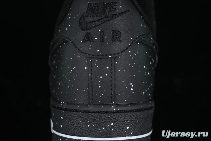 Nike Air Force 1 '07 Low Casual Sneakers with Black Splatter Design - ZH0316-046
