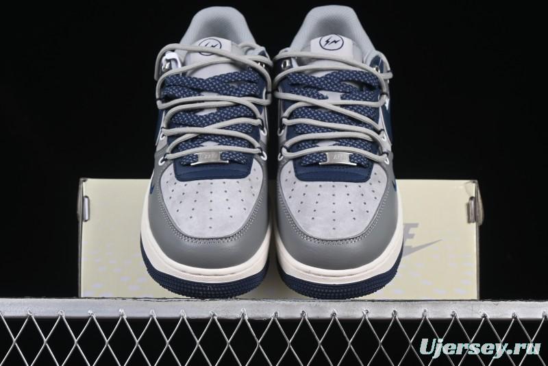 Nike Air Force 1 '07 Low Lightning Collaboration Cement Grey Drawstring Casual Sneakers - SJ1198-111