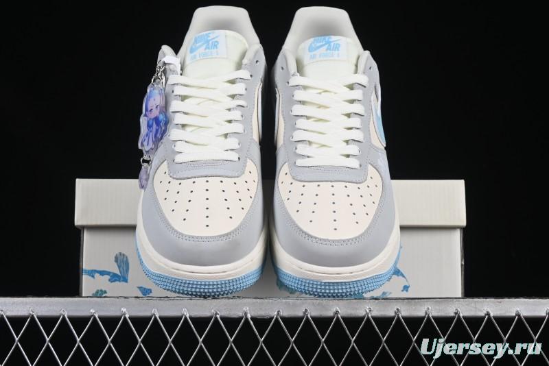 Nike Air Force 1'07 Low Nezha Collaboration Magic Ball Spirit Pearl Casual Sneakers - DF0188-047