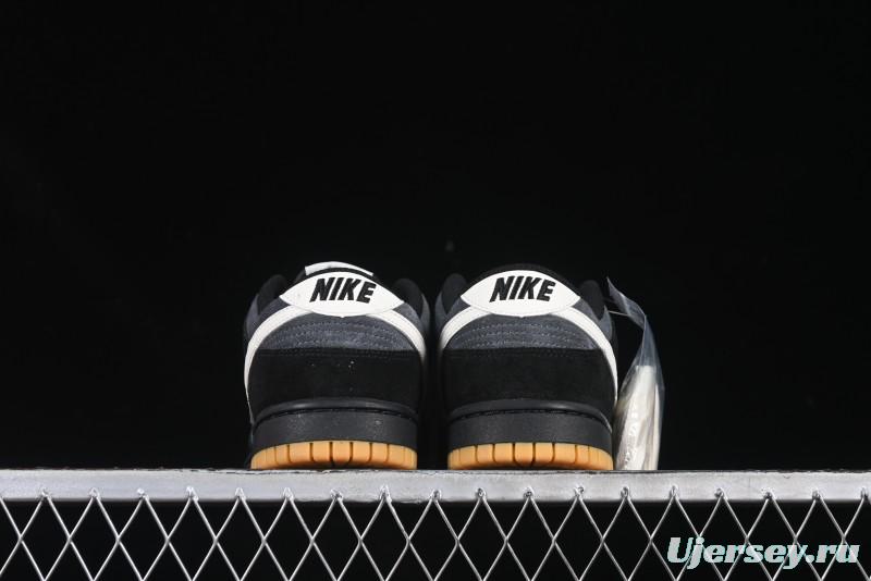 Nike Dunk Low Casual Sneakers in Black-Grey Colorway - HQ1931-001