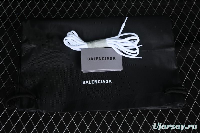 Balenciaga Monday Calf Leather Round Toe Lace-Up Low-Top Casual Shoes - WDWTS1971