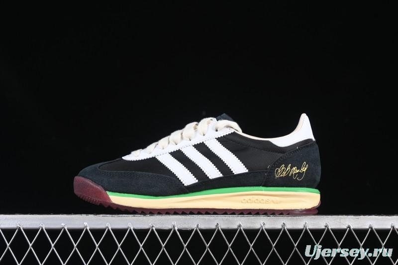 Adidas Samba x Bob Marley Limited Edition Sneakers - Retro Black with Rasta-Inspired Details