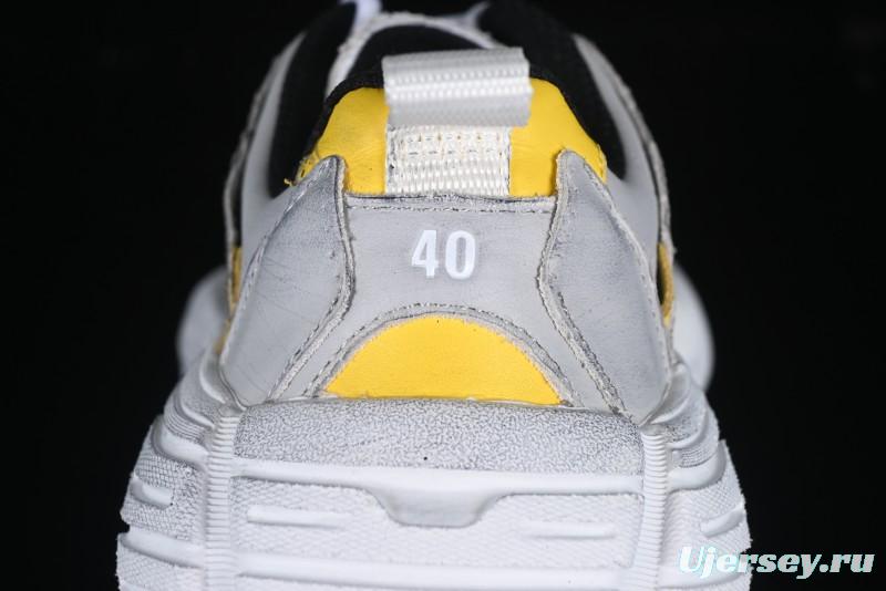 Balenciaga Monday Calf Leather Round Toe Lace-Up Low-Top Casual Shoes - WDWTS1971