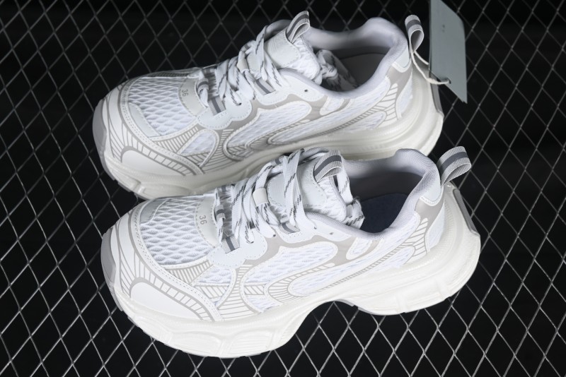 GG-CC Casual Running Shoes with Irregular Design for Trendy Look - 5509 White