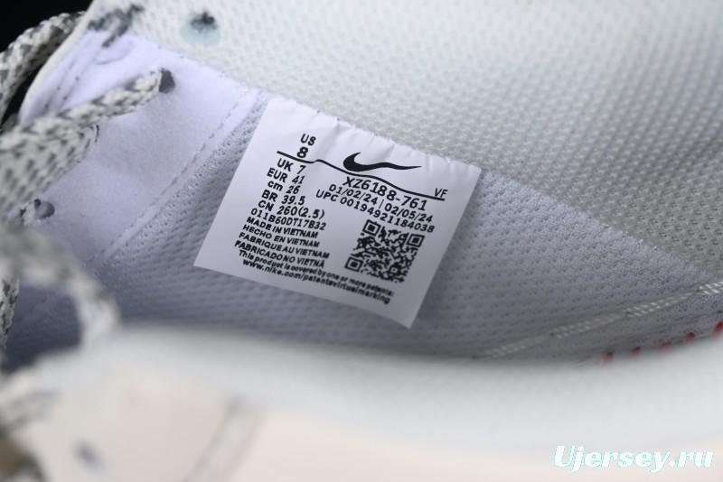 Nike Air Force 1 '07 Low Stussy Collaboration Grey Base Black Swoosh Casual Sneakers - XZ6188-761