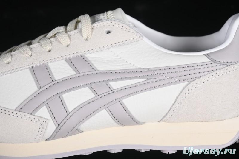 Classic Onitsuka Tiger Mexico 66 Shoes – White & Grey Minimalist Design