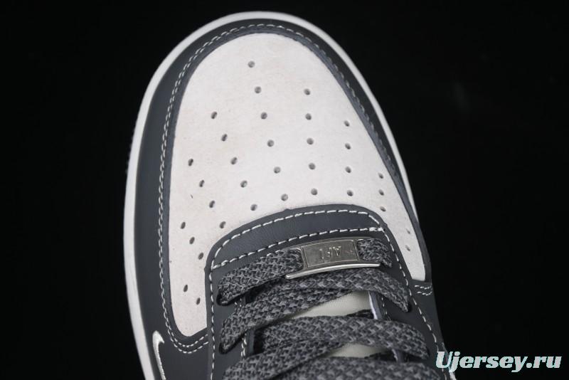 Nike Air Force 1'07 Low Stussy Collaboration Star Dust Grey Low-Top Casual Sneakers - XZ6188-229