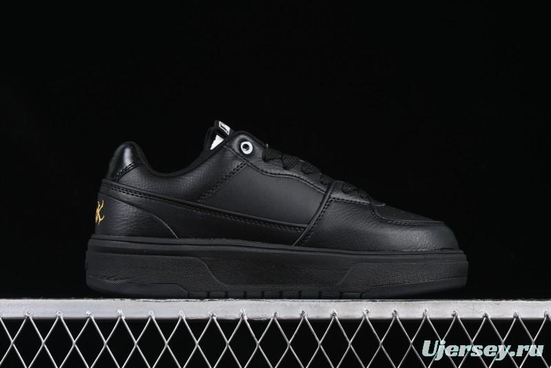 NY Yankees Black & Yellow Sneakers - Bold Logo Streetwear Shoes