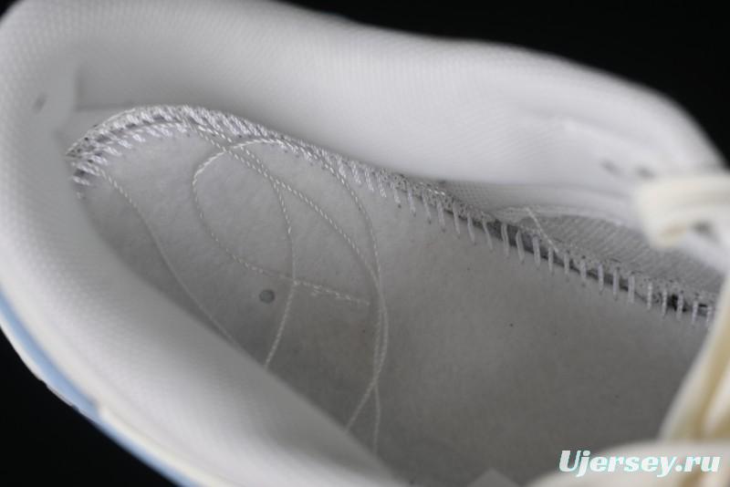 Nike Dunk Low "Pastel Panda" - Cream with Baby Blue & Pink Accents