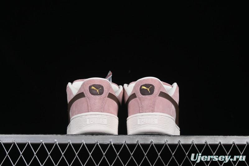 PUMA Suede Classic Sneakers - Rose Pink & Chocolate Brown