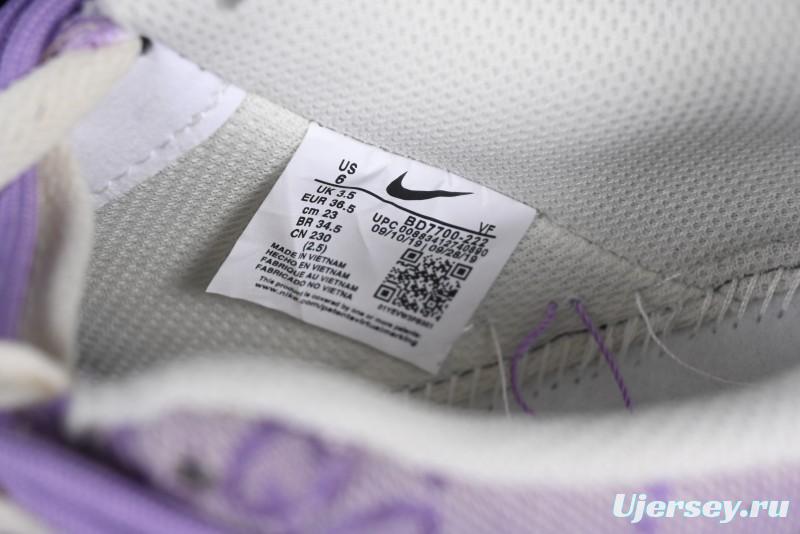 Nike Air Force 1'07 Low "Purple Star" Custom Casual Sneakers - BD7700-220