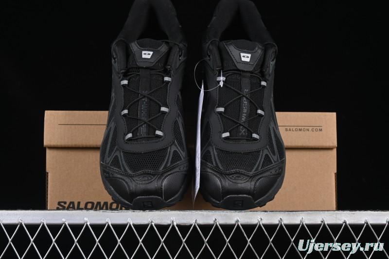 Salomon XT-Wings 2 All-Black Trail Running Sneakers - Sleek Performance and Style