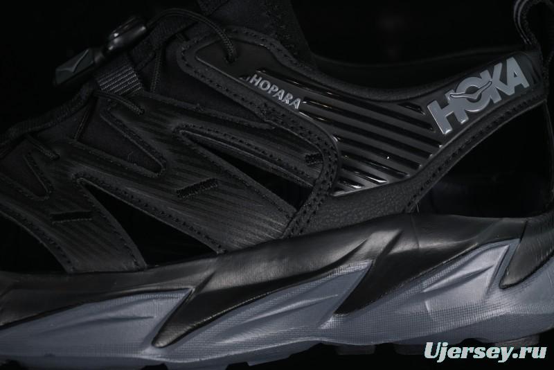 Hoka One One Hopara Outdoor Functional Mountain Sandals with Rugged Design - 1106534 BDSD