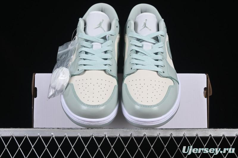 Nike Air Jordan 1 Low AJ1 Amber Green Low-Top Casual Sneakers - HF4078-100