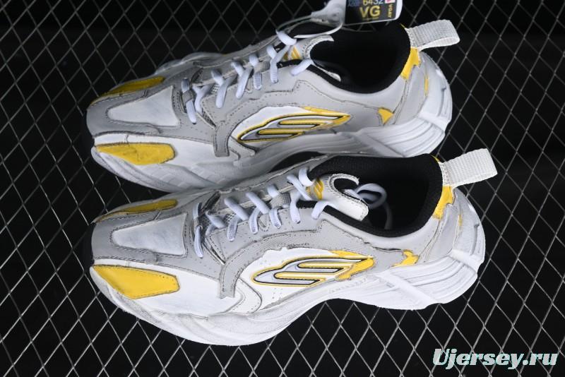 Balenciaga Monday Calf Leather Round Toe Lace-Up Low-Top Casual Shoes - WDWTS1971