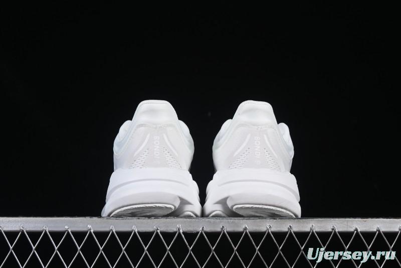 HOKA ONE ONE Bondi 9 Knit Lightweight Casual Running Shoes - 1162012 WWH