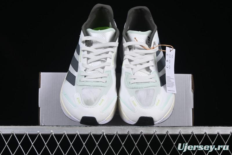 Adidas Lightstrike Pro Running Shoes - White/Black Neon Edition