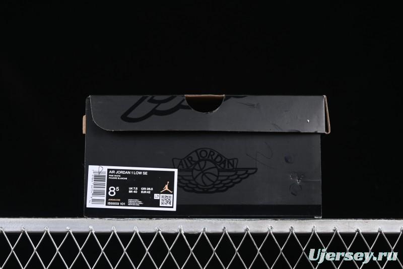 Nike Air Jordan 1 Low AJ1 Carved Pink Low-Top Casual Sneakers - IB8859-101