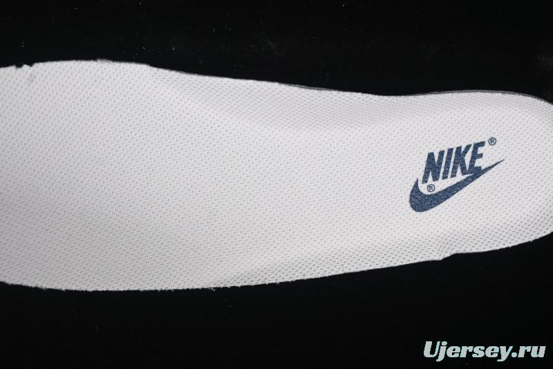 Nike Air Force 1 'Wave Swoosh' Edition – White & Navy**