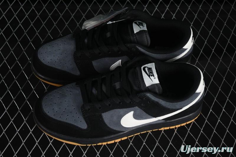 Nike Dunk Low Casual Sneakers in Black-Grey Colorway - HQ1931-001
