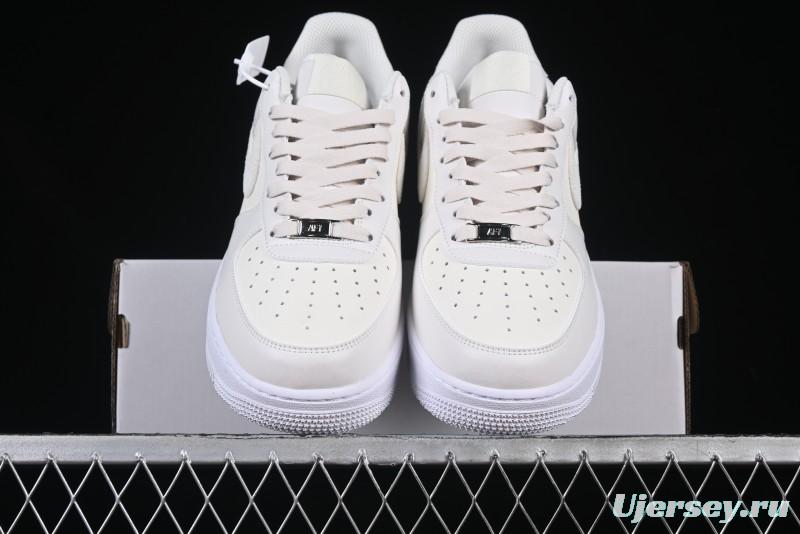 Nike Air Force 1 Low "Triple White Beige" Sneakers