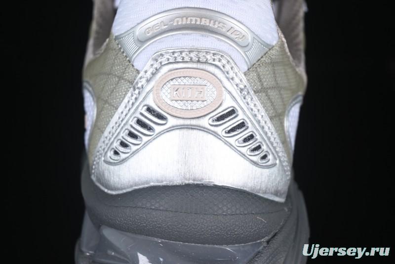 Asics Gel-Nimbus 10.1 Retro Breathable Casual Shoes with Cushioning for Men - 1203A723-100