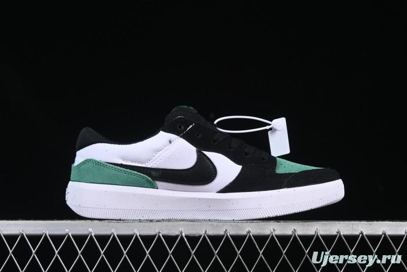 Nike SB Force 58 Low - Emerald Green, Black & White Skateboarding Shoes