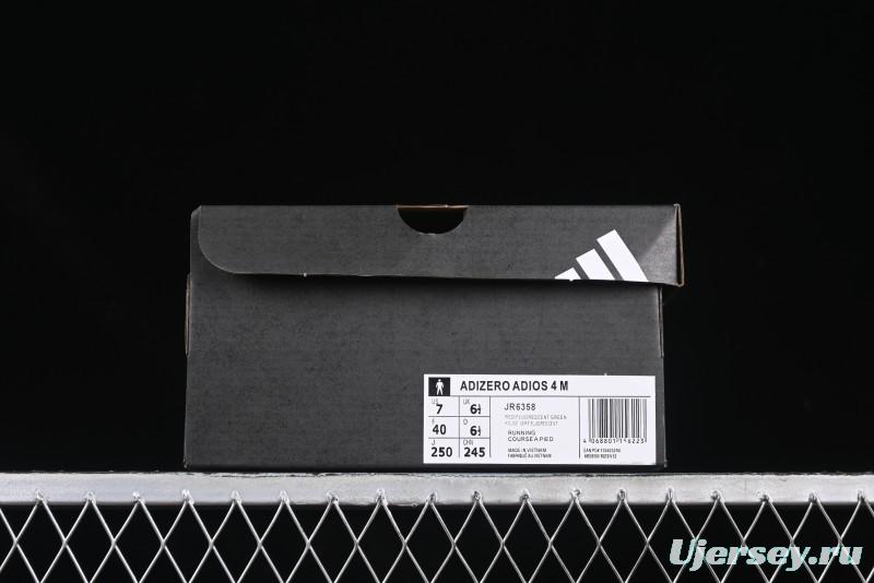Adidas Adizero Adios 4 M Running Shoes Lightweight Breathable Low-Top - JR6358