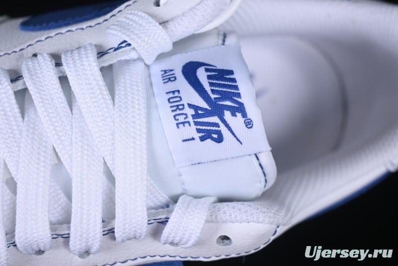 Nike Air Force 1 Low White & Blue – Iconic Leather Sneakers