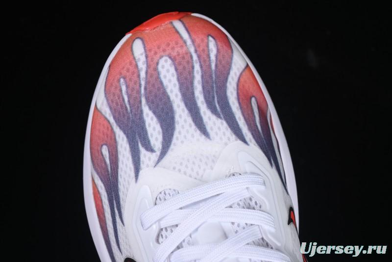 Nike Zoom Fly 6 Lightweight Responsive Running Shoes with Flyknit and Carbon Fiber Plate - HQ3498-100