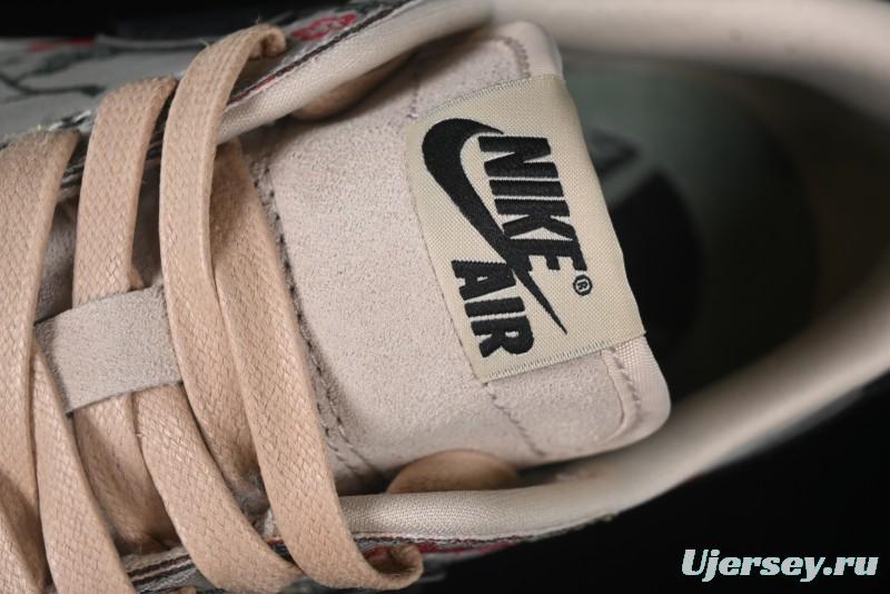 Nike Air Jordan 1 Low OG "Oatmeal" Rui Hachimura Collaboration Casual Sneakers - HV8293-100