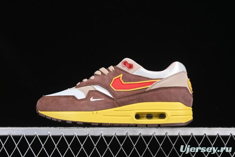 Nike Air Max 1 Retro Running Shoes with Half-Sole Air Cushion - HV5776-200