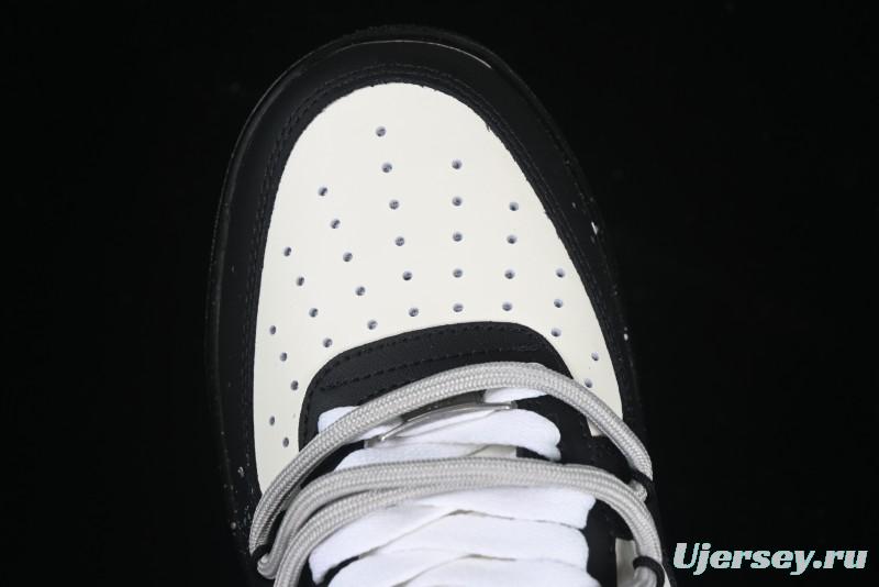 Nike Air Force 1'07 Low Star Graffiti Hand-Painted Casual Sneakers with Full-Length Air Cushion - XV7981-476