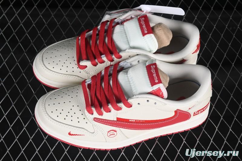 Nike Travis Scott x Fragment Design x Air Jordan 1 Low OG SP Sneakers - XS2024-006