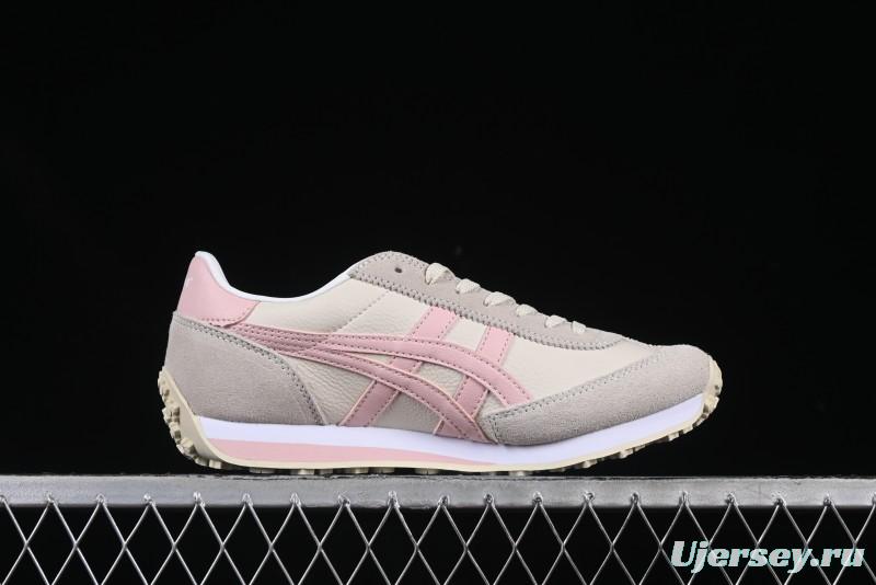Asics Vintage-Style Sneakers - Soft Pink & Neutral Beige