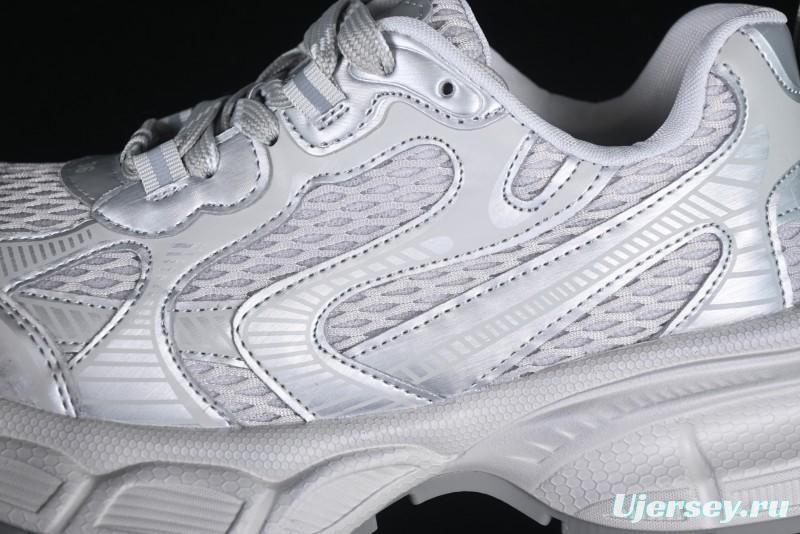 GG-CC Casual Running Shoes with Asymmetrical Design - 5509 Silver