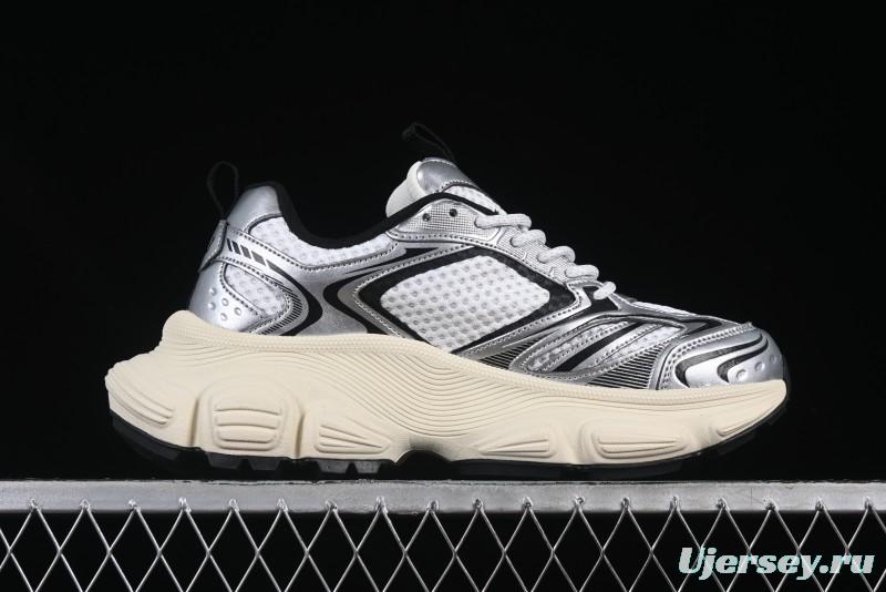 New York Yankees MLB Winner Chunky Height Increasing Thick Sole Running Shoes - 3ASHWD15N50IVS