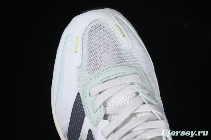 Adidas Lightstrike Pro Running Shoes - White/Black Neon Edition