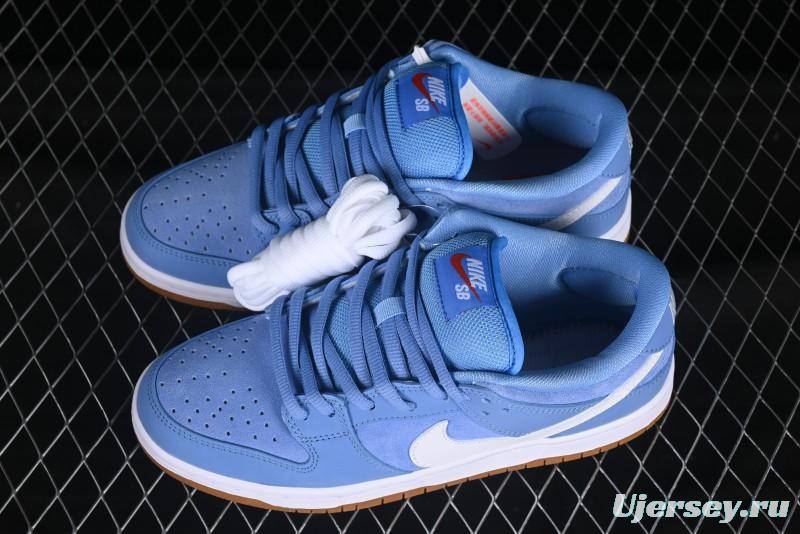 Nike SB Dunk Low Pro ISO University Blue Low-Top Skate Shoes - FJ1674-401