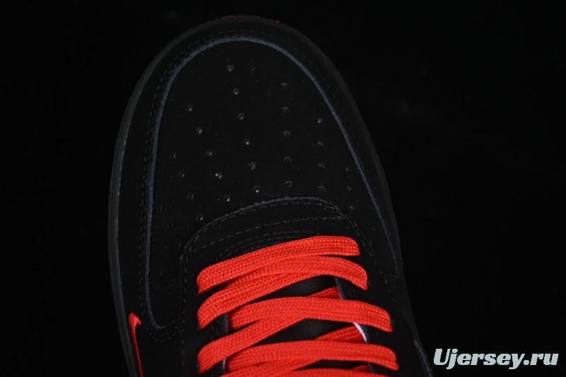 Nike Air Force 1'07 Low Stussy Collaboration Passion Orange Low-Top Casual Sneakers - DF0188-044