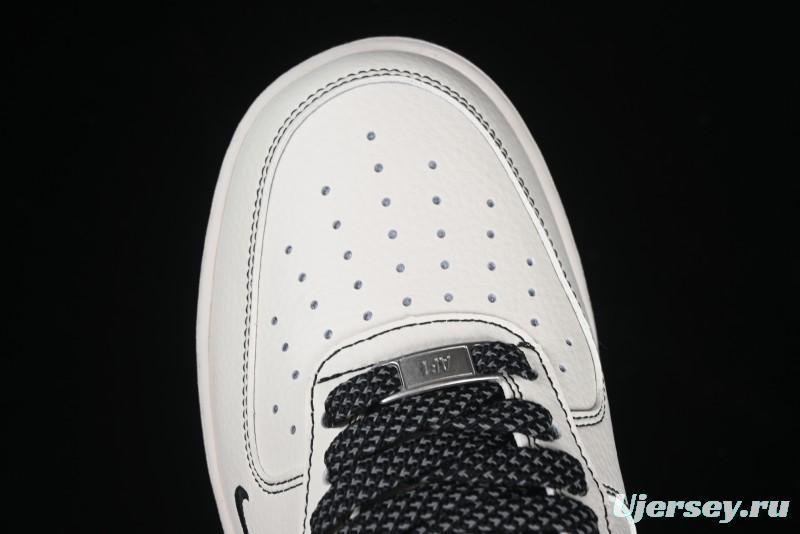 Nike Air Force 1 '07 Low The North Face x Comme des Garçons Black White Line Casual Sneakers - HH7518-050