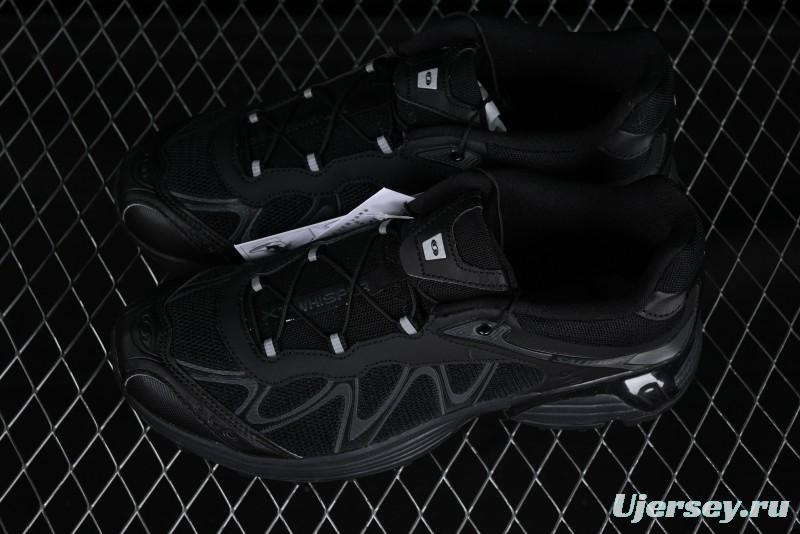 Salomon XT-Wings 2 All-Black Trail Running Sneakers - Sleek Performance and Style