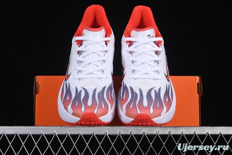 Nike Zoom Fly 6 Lightweight Responsive Running Shoes with Flyknit and Carbon Fiber Plate - HQ3498-100