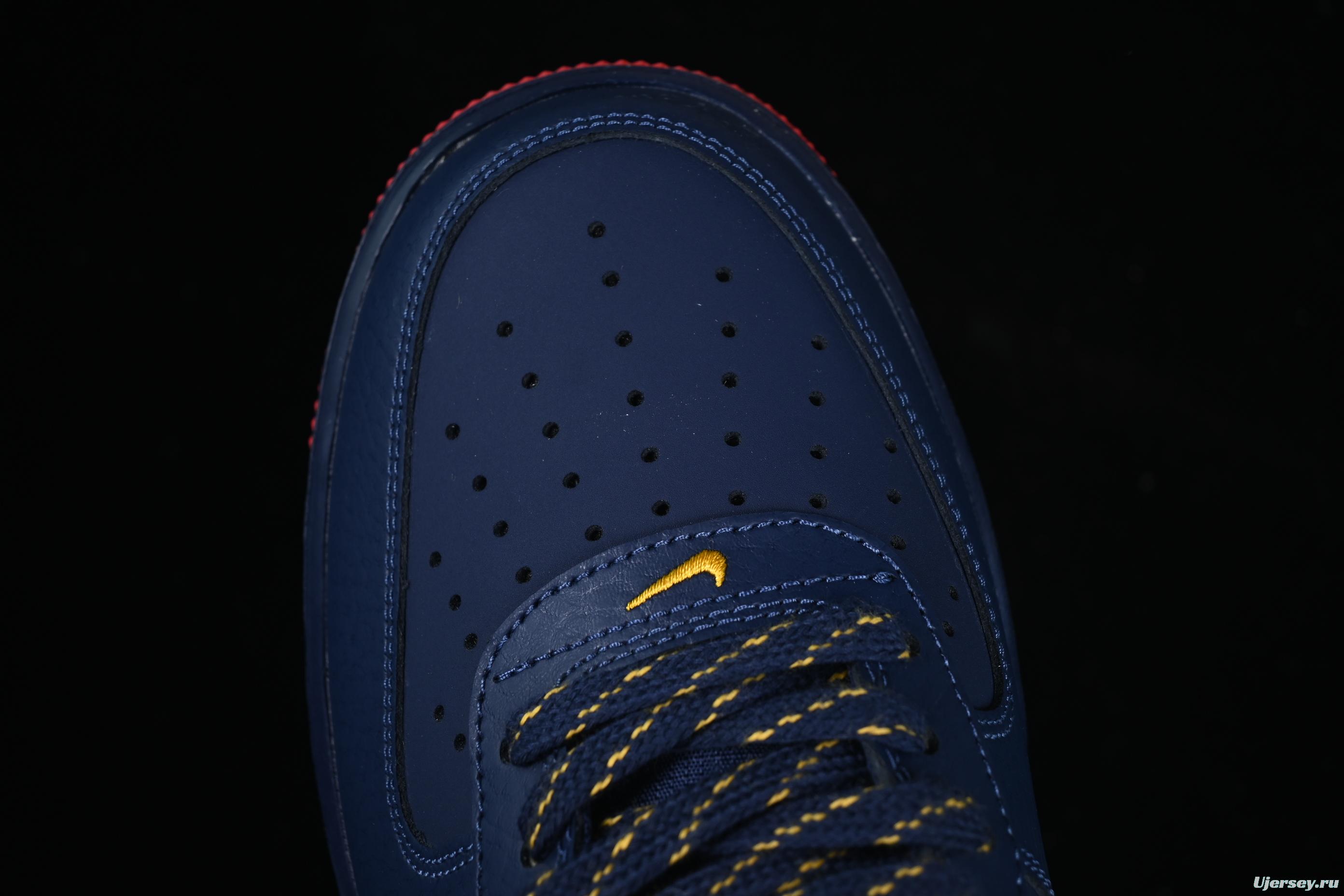 Nike Air Force 1'07 Low Casual Sneakers with Full-Length Air Cushion - HV5752-410