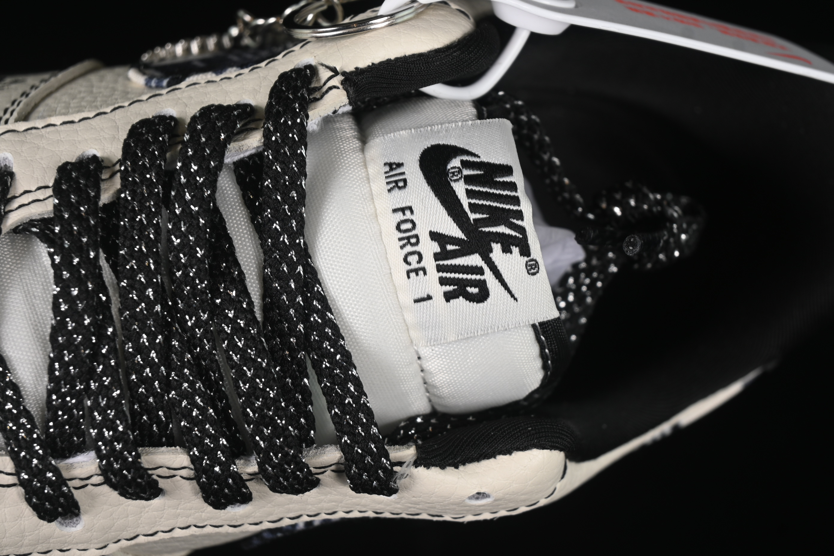 Nike Air Force 1 '07 Low Stussy Collaboration Checkerboard Black White Low-Top Casual Sneakers - KK1988-071
