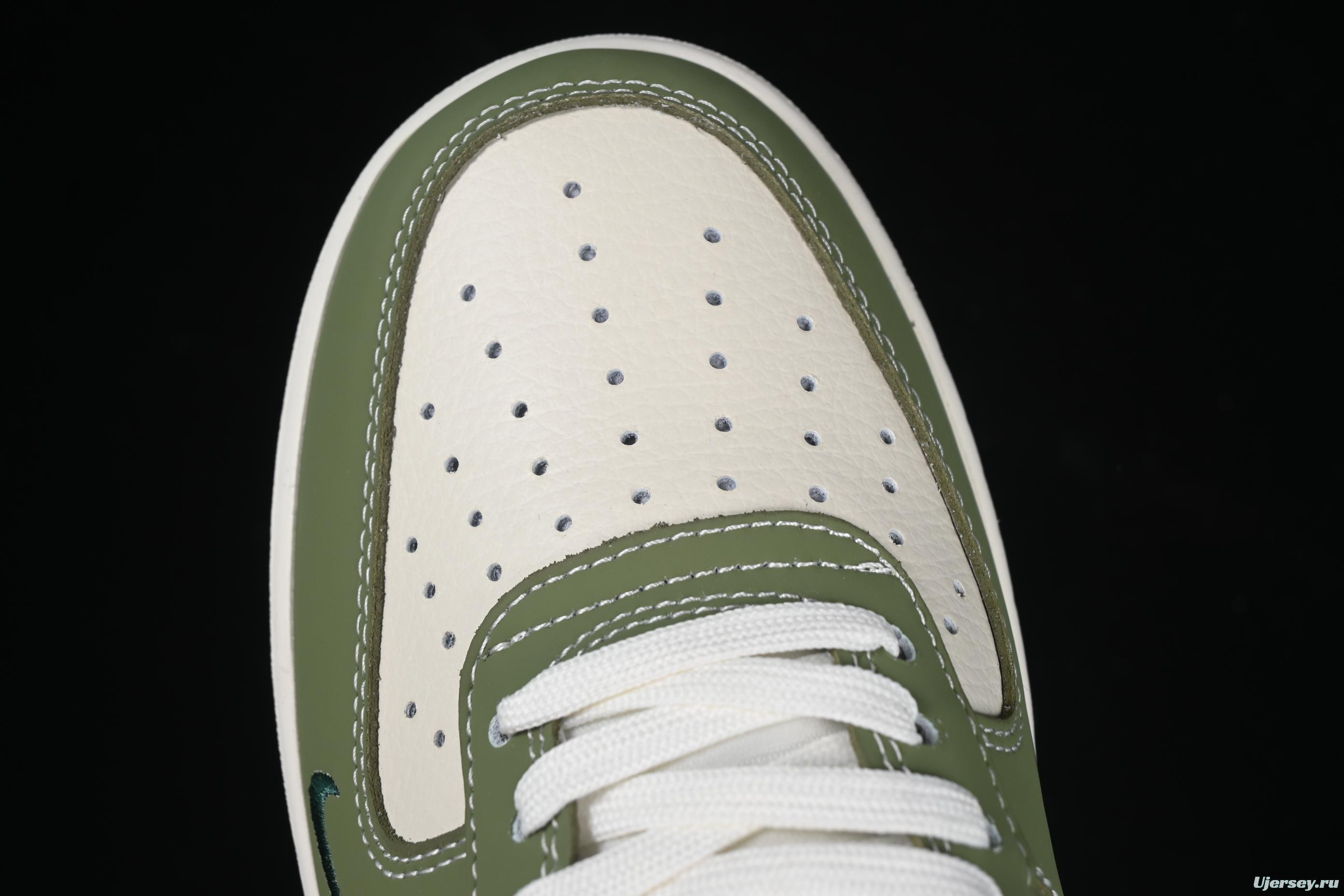 Nike Air Force 1'07 Low Gucci Collaboration Green Paisley Swoosh Casual Sneakers - KK1988-063